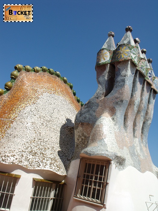 Casa Batlló terasa superioara
