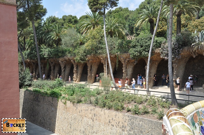 Parc Guell Barcelona - viaducte