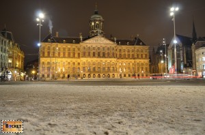 Amsterdam - peisaje de noapte - Royal Palace