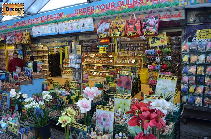 Bloemenmarkt, piaţa de flori din Amsterdam
