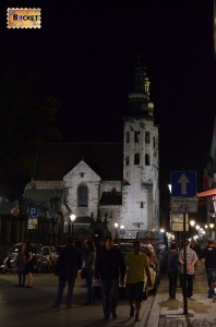 Cracovia - peisaje de noapte Biserica Sf Andrei