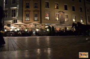 Cracovia - peisaje de noapte - Rynek Główny (2)