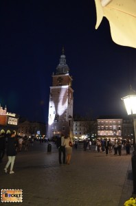 Cracovia - peisaje de noapte Turnul Primăriei (1)
