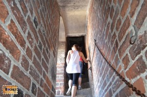 Scările din turnul primariei din Cracovia