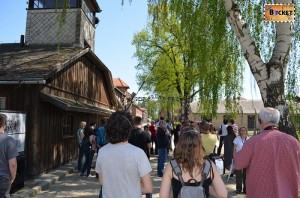 Auschwitz I baraca SS-ului la intrarea din lagăr