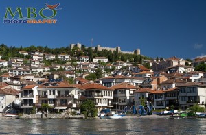 Lacul Ohrid din Macedonia, peisaje de dimineata