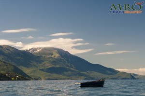 Lacul Ohrid din Macedonia, peisaje de dimineata