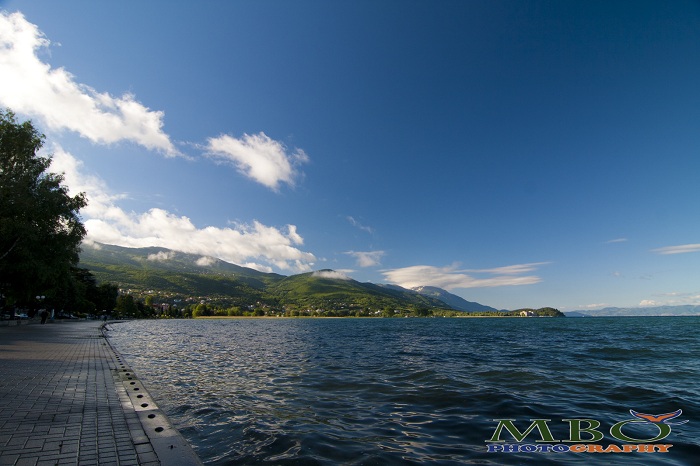 Lacul Ohrid din Macedonia, peisaje de dimineata