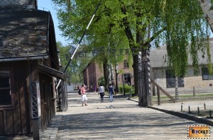 Lagărul Auschwitz I - intrarea principală
