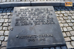 Lagărul de concentrare Birkenau - Monument care omagiază victimele Holocaustului