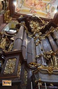 Interior biserică Abatia din Melk