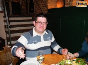 Snitel in Viena la restaurantul Figlmüller