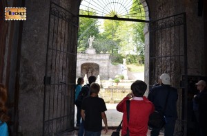 Salzburg - Palatul Hellbrunn iesire din grota