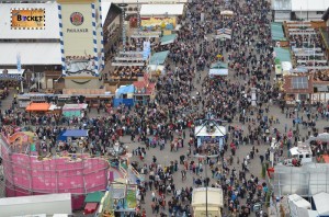 Oktoberfest Munchen vazut din Riesenrad - roata uriaşă (3)