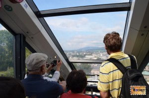 in funicularul spre Hohensalzburg