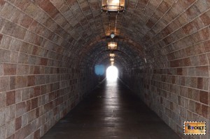 Tunel la iesirea din Cuibul de vulturi a lui Hitler - Eagle's Nest.