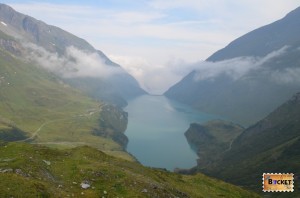 Barajele de la Kaprun -lacul de acumulare Wasserfallboden