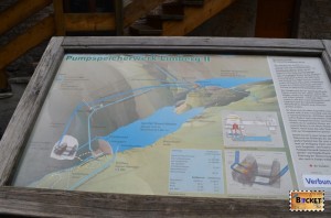 panouri informative despre barajele de la Kaprun - Information about Alpine Reservoirs in Kaprun