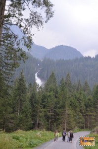 poteca spre cascada Krimmler