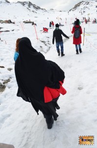 Pe ghetarul Kitzsteinhorn de langa Kaprun