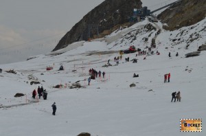Pe ghetarul Kitzsteinhorn de langa Kaprun