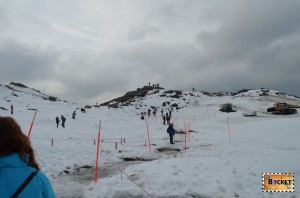 Pe ghetarul Kitzsteinhorn de langa Kaprun