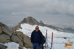 Pe marginea prapastiei spre Gipfelwelt 3000 de pe Kitzsteinhorn