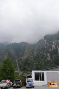 Statia din vale a telecabinei din Kaprun