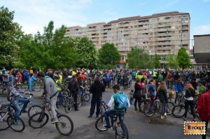 Critical Mass Oradea 2014 Piata Magnoliei Rogerius