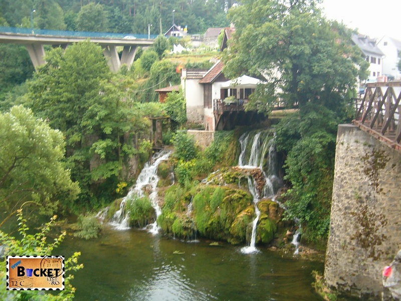 Morile de apa de la Slunj - Rastoke si cascadele raului Slunjcica