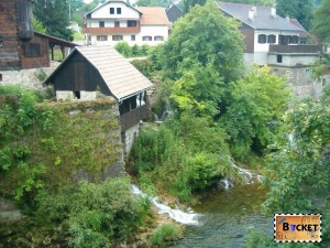 Morile de apa de la Slunj - Rastoke si cascadele raului Slunjcica