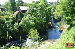 Morile de apa de la Slunj - Rastoke si cascadele raului Slunjcica