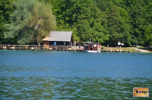 Pe lacul Kozjak din Parcul National Plitvice