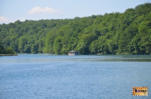 Pe lacul Kozjak din Parcul National Plitvice