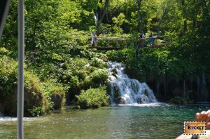 cascada lacul Kozjak din Parcul National Plitvice