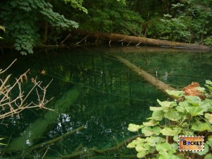 langa debarcaderul P2 de pe lacul Kozjak